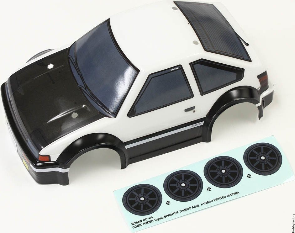 Kyosho Comic Racer Toyota Trueno Ae86 Body Set K.Mbb07W