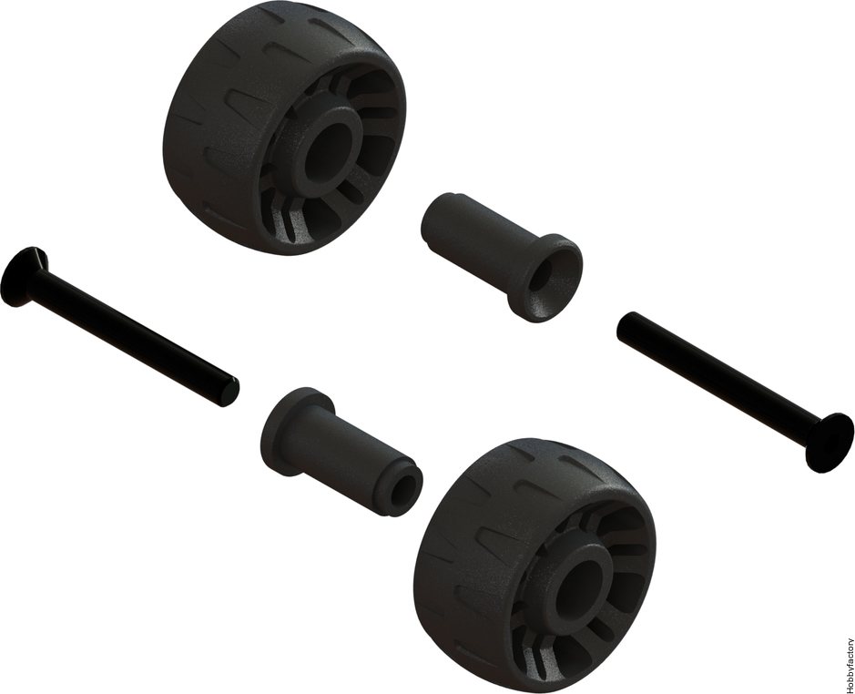 ARRMA AR320420 Wheelie Bar Wheels 4x4 New in Package